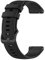 Eono Silikon Uhrenarmband Ersatzarmband, 18mm Silikon Armband Uhrenarmbänder mit Schnellverschluss für Herren Damen 18mm 20mm 22mm, Schwarz