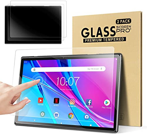 KATUMO 2 Pack Universal 10 Inch Screen Protector, 10.1 inch Tempered Glass Film compatible with DOOGEE U10 / Blackview/EagleSoar/UMIDIGI/kotsren/Ainmel Tablet 10 inch, Clear Scratch Resistant