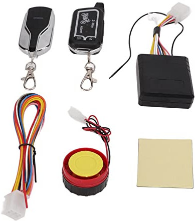 de Alarma Bidireccional para Motocicleta de Seguridad Bidireccional para Motocicleta Abs de Alarma Bidireccional para Motocicleta Vibración Soundrt Lcd