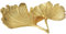 Wanjorlay Blatt Gold Ginkgo Biloba Blatt Dekorative Schale Gold Schmuck Schale Schreibtisch Dekorative Schale Organizer Tablett für Ring Halskette