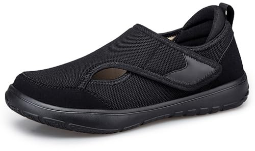 Diabetic Shoes for Women Men Wide Width Fit Trainers | Orthopedic Walking Shoes, Adjustable Closure, Swollen Feet, Elderly Comfort