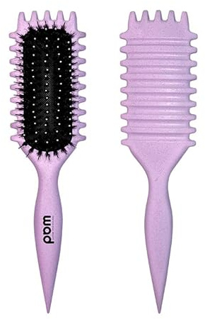 WORLDSELL S.L. Cepillo para Cabello Rizado Spira, Lila, Método Curly, Especial Rizos