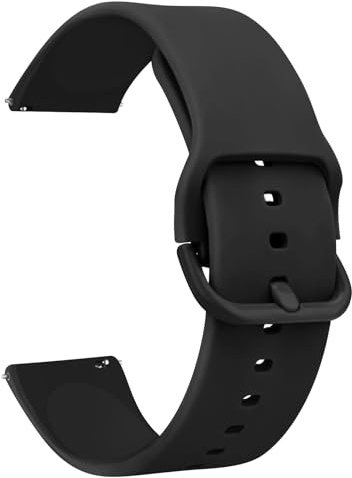 Yisica Ersättning klockarmband 20 mm 22 mm armband silikon, klockarmband med snabbkoppling ersättningsband klocka remmar, klockor tillbehör klockarmband klockarmband klockarmband för kvinnor män