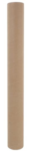 COOLHIYA Tubo di Spedizione Rotondo in Carta Kraft Marrone Resistente agli Urti per Conservazione e Trasporto di Mappe e Disegni