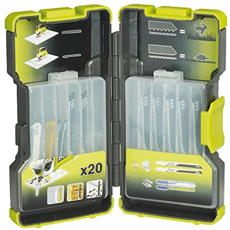 RYOBI RAK-20JB Jigsaw Blade Set of 20