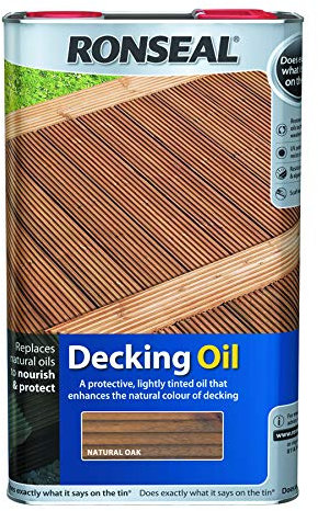 Ronseal Decking Oil Natural Oak 5L