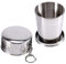 Yosoo Einziehbare Tasse aus Edelstahl, Glas, faltbar, für Camping, Reisen, Wandern (L)