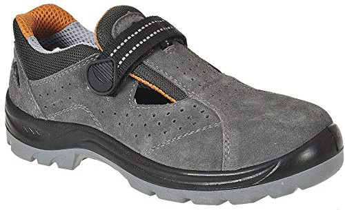 Portwest Sandale Obra Steelite S1, Couleur: Gris, Taille: 45, FW42GRR45