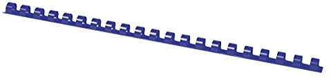 Binding Combs Office Products A4 10mm (65 Sheets) 100 Pcs Blue/Presentation/Type-21 Rings/Kind-Spiral/Material-Plastic/Colour-Blue/Format-A4 / Size-10mm