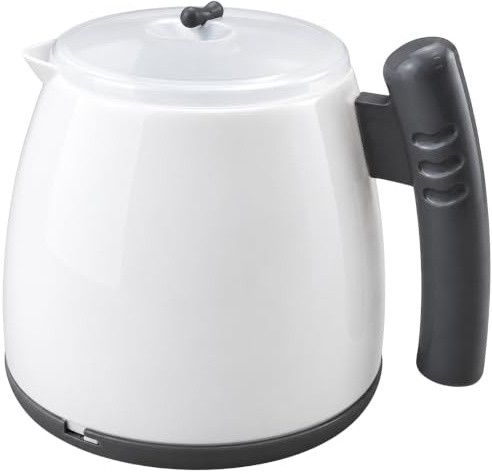 Microwave Tea Kettle Hot Pot Water Boiler, 28 oz, White