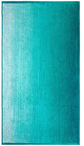 Dyckhoff Badteppich Colori, Türkis, 70 x 120 cm, 100% Bio Baumwolle, GOTS