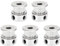 DULSPUE Cinghia dentata - 5 Pezzi GT2 puleggia dentata 20 Denti Foro 5 mm Alluminio GT2 puleggia dentata Parti Stampante 3D per Stampante 3D Cinghia dentata Larghezza 6 mm