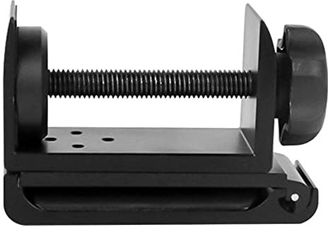 Kopfhörer Ständer Faltbarer Kopfhörerständer-Aufhängerhalter, schwarzer Aluminium-Soundbar-Ständer mit universeller Passform for Gaming-PC-Zubehör, Klemmhakenhalterung unter dem Schreibtisch Kopfhörer