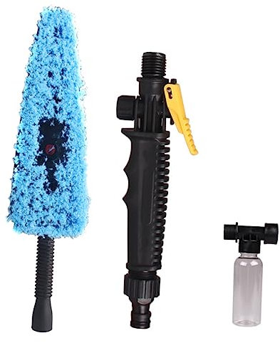 MUCKLILY Lange Hand Waschbürste Für Und Wohnmobile Multifunktionales Reinigungswerkzeug Mit Integriertem Filter Für Schonende Reinigung Von Fahrzeugen Und Haushaltsgegenständen Blau