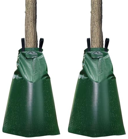 Faankiton 2STK Bewässerungsbeutel für Bäume, Bewässerungssack, Baumbewässerungssack 75L, Wassersack für Bäume, Baumbewässerungsbeutel, Bewässerungssystem für Bäume, Baumbeutel aus UV beständigem PVC