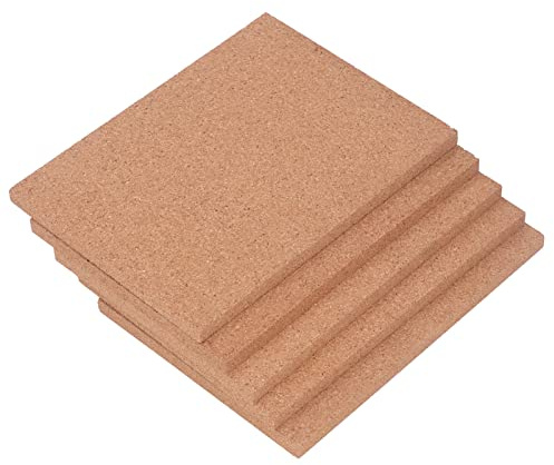 Haofy Set Supporti per Timbri Fai-da-te, Legno Sintetico Ad Alta densità, Blocchi Personalizzabili per Artigianato e Ufficio Domestico, Materiali da Intaglio 5 Pezzi