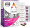 Active Iron Women with Active Multivitamin Supplement, 30 Iron Capsules & 30 Active Multivitamins, High Strength B Vitamins, Non-Constipating, 1 Month Supply