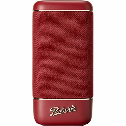 Roberts Beacon 330 Bluetooth Speaker with EQ & Stereo Pairing - Berry Red