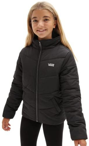 Vans Foundry Puffer MTE - Chaqueta para niña, Negro, S
