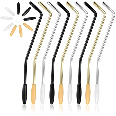 9 Pack Thread Tremolo Arm, 6 MM Electric Guitar Whammy Bar, Vibrato Arm with Tips for Electric Guitar, Tremolo System, 3 Colors