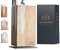 Waldland Blocco Coltelli di Alta Qualità, Magnetico e Girevole a 360°, in Legno di Quercia, per 8-12 Coltelli, Marrone, Rustico Decorativo