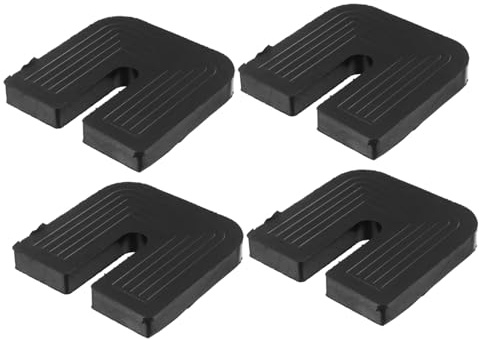 Air Conditioner Shock Absorber Pads 4pcs Rubber Round U Shaped