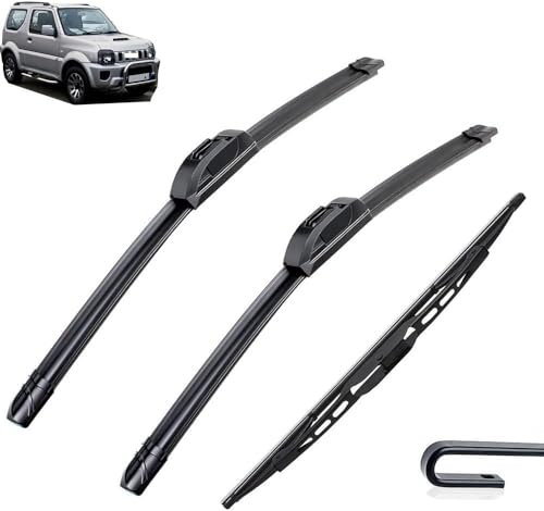 MaZHIYIn Escobilla Kit de Alto Rendimiento, Fácil Instalación, Hojas Planas Originales,para Suzuki Jimny MK3 1998-2018,18in+16in+11in