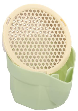 Luxshiny Small Soilless Cat Grass Planter Cup Seeds Hydroponic Catnip Growing Box for Indoor Cats Hairball Relief