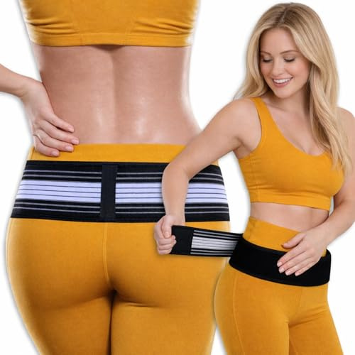 Tovrinala Sacroiliac SI Joint Hip Belt for Women & Men- Sciatica Pain Relief, Adjustable Lower Back Support Sciatica Pelvis Belt