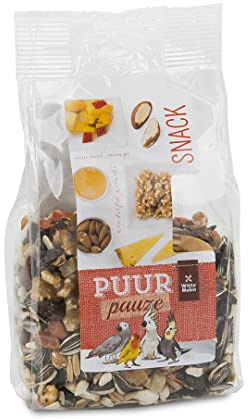 Witte Molen, Puur pauze Snack Mix Noix & Fruit pour Oiseaux 200 GR, Ingrédients Savoureux & variés, pour Un Excellent appétit, sans conservateurs, colorants ni arômes artificiels