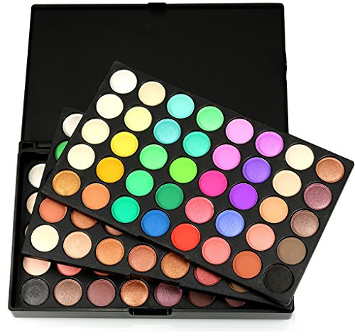 JasCherry 120 Colori Palette Ombretti Ombretto - Cosmetico Tavolozza per Trucco Occhi