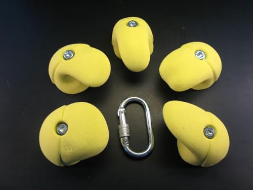 Klettergriffe Set Teide 5 Stück - KS 316-320 (Gelb)