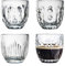 La Rochère Espresso Gläser Troquet verschiedene Muster 100 ml - 4er Set