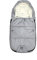 Dooky Fußsack für Kinderwagen, Autositz oder Buggy (universalpassend, wasser- & windabweisend, Doppelreißverschluss, 3- und 5-Punkt-Gurte, Größe: 0-9 Monate (70x40x8cm)), Silver Sky