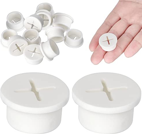 AccEncyc 12 Pcs Cable Cord Grommet Silicone Cable Grommet 3/4 Wire Hole Cover Cable Management Wire Organizer Cable Pass Through Desk Grommet for Table, Computer Desk, Office, Home