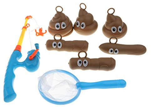 Kids Bath Toy Fishing Game Set - Catch Floaters and Save The Day!