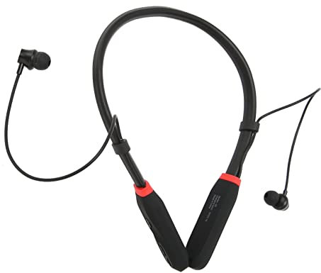 Wireless Earphones, Low Latency Multifunction Long Battery Life Neckband Headphones Noise Canceling for Sports for Live Streaming