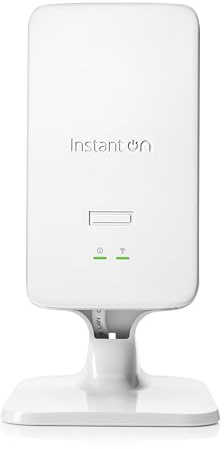 HPE Networking Instant On Access Point AP22D 2x2 WiFi 6 Indoor Wireless Access Point | Single-Room, Secure, Smart Mesh Support | Power Source Included | UK Model (S0J34A#ACC)