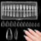 120 Capsules Ongles - Capsule Ongle - Faux Ongles, forme d'amande, Flexibles et Résistantes, Faciles à Appliquer et à Retirer, Idéales pour Nail Art et Manucure Professionnelle