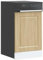 AJJHUUKI Muebles y almacenamiento-gabinetes de cocina-lavaplatos Panel Porto Sonoma Oak 45x1,5x67 cm Madera de ingeniería