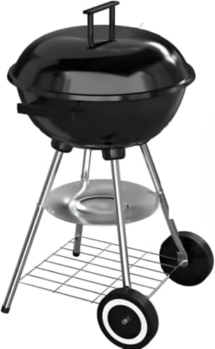 Barbecue à Charbon de Bois Rond 4 pieds + 9 ustensiles