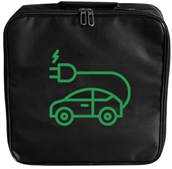 EV Charging Cable Bag - Waterproof Charger Storage Case, Portable Accessory Organizer | Heavy Duty Electric Holder, Large Capacity Cord Pouch, Strong Container in Car Garage Travel