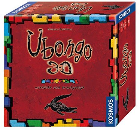 Kosmos 690847 Ubongo 3D Brettspiel, Wildes Legespiel für 3D-Knobelexperten, Brettspiel, Dreidimensionales Legespiel ab 10 Jahren, fördert logisches Denkvermögen