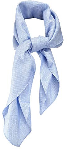 TigerTie Nickituch huvudduk halsduk piké vanlig mönstrad – storlek 70 x 70 cm, Ljusblå-vit, Tuchgröße 70 x 70 cm