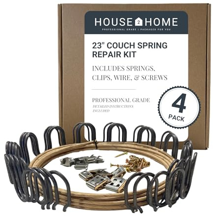 House2Home 23 Couch Spring Repair Kit – Complete 4-Piece Set