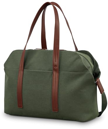 Samsonite Virtuosa Weekender Duffel Overnight Bag with Laptop Computer Sleeve, Pine Green
