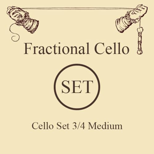LARSEN STRINGS Cello-Saiten Original Fractional - kleine Größen Satz 3/4 Medium