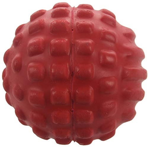 Osmond Pelota de espuma de poliuretano para fascia, relajación muscular, pelota de masaje, impermeable, fácil de limpiar, color rojo