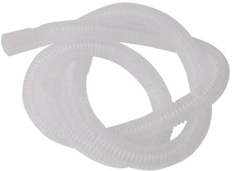 Tuyau en caoutchouc flexible de remplacement pour bouteille de urine, tube de 47,24 pouces, plastique blanc pour bouteille de pipi, tuyau élastique de drainage pour urinal