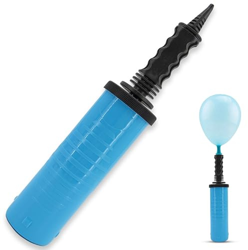 Balloon Pump Hand Manual | Dual Action Hand Held Inflator, Portable Air Pump & Air Blower for Balloons, Birthday,Christmas, new year Party Decoration Accessories